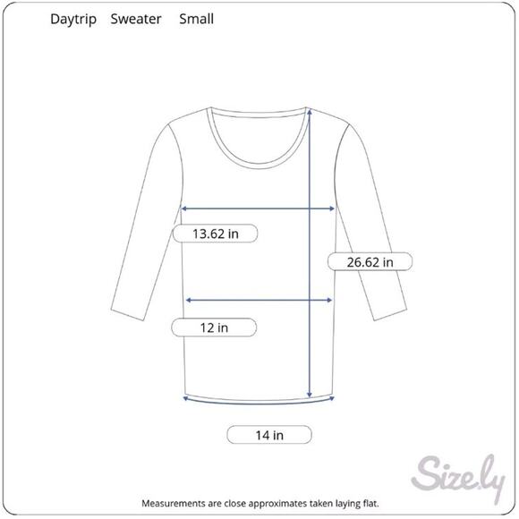 Daytrip Womens Pullover Scoop Neck Sweater Size S Purple Chevron Short Sleeve - Picture 2 of 9